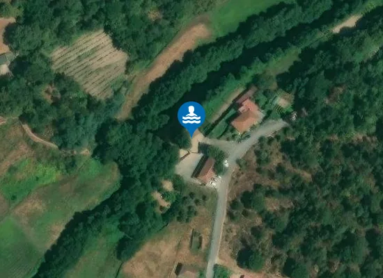 Satellite image of Praia Fluvial de Nandufe