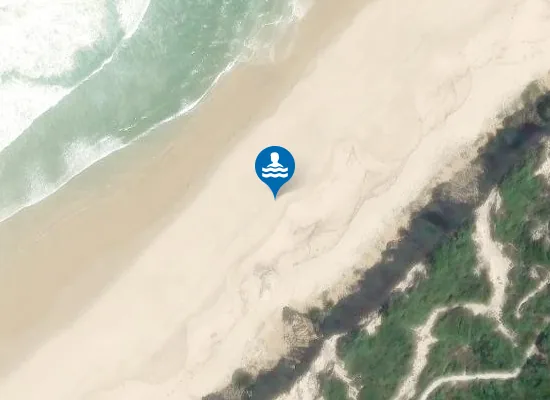 Satellite image of Praia da Tramagueira