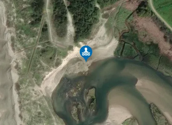 Satellite image of Praia Fluvial de Castelo do Neiva