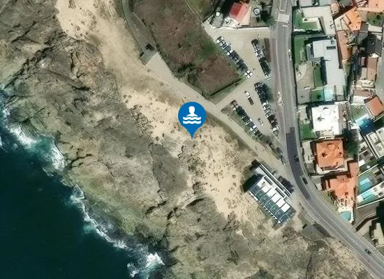 Satellite image of Praia do Facho