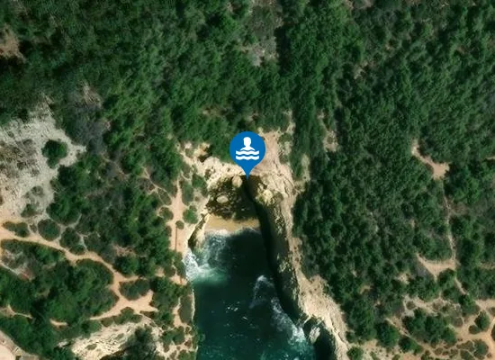 Satellite image of Praia do Vale Espinhaço