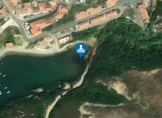 Satellite image of Praia da Baía de Porto Covo