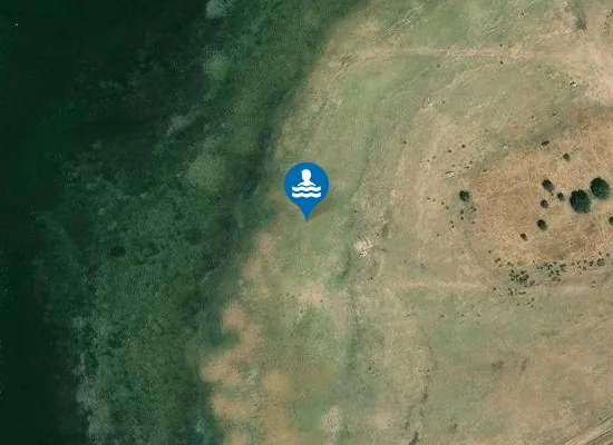 Satellite image of Praia Fluvial de Mourão