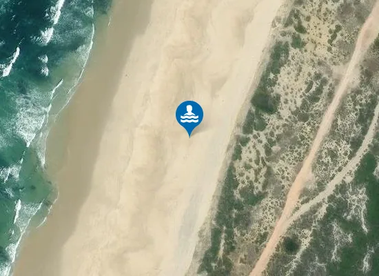 Satellite image of Praia das Valeiras