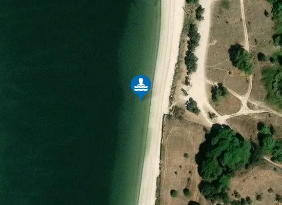 Satellite image of Praia de Copacabana