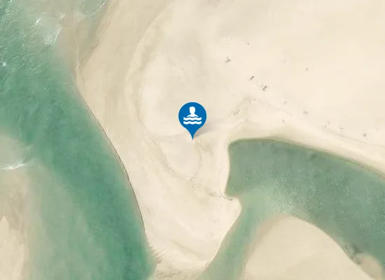Satellite image of Praia da Foz do Arelho-Mar