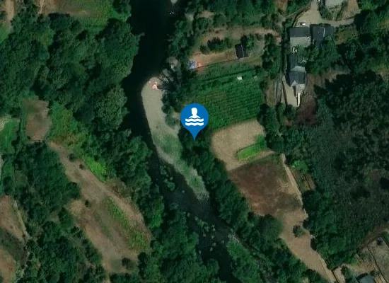 Satellite image of Praia Além do Barco