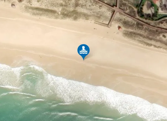 Satellite image of Praia do Alvor Nascente