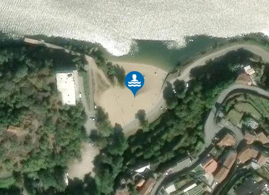 Satellite image of Praia de Crestuma
