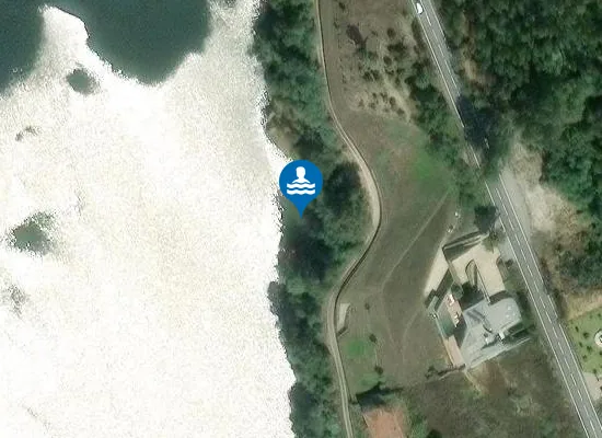 Satellite image of Praia de Zebreiros