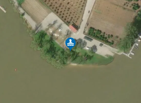 Satellite image of Praia Fluvial de Foz do Sabor
