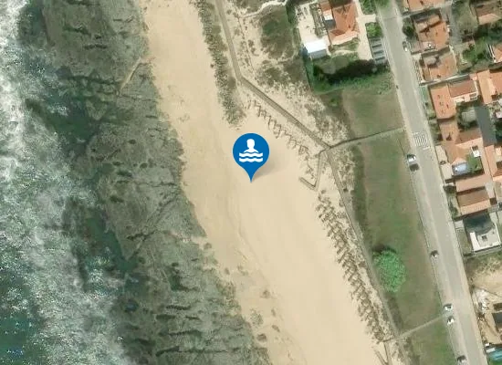 Satellite image of Praia Granja