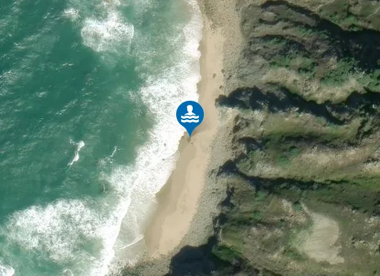Satellite image of Praia da Aroeira