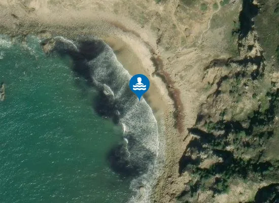 Satellite image of Praia da Assentiz