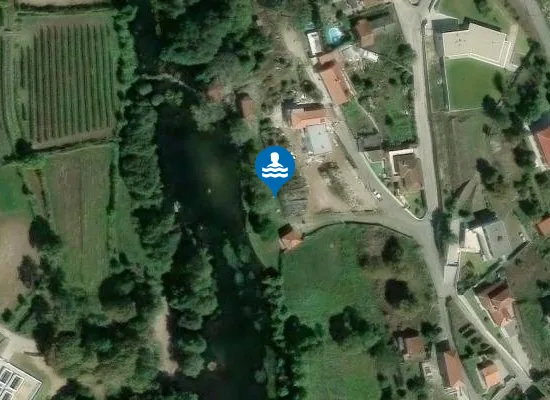 Satellite image of Praia Fluvial dos Moinhos