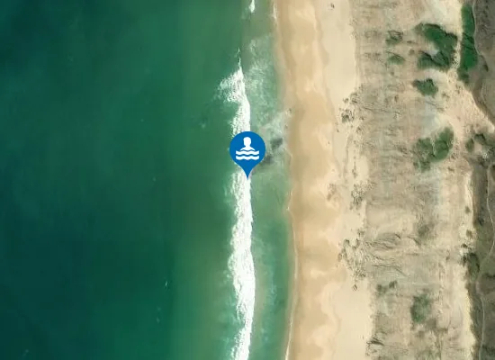 Satellite image of Praia do Caniçal