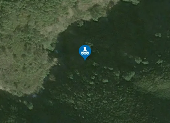 Satellite image of Lagoa e Cascata das minas de rio de frades
