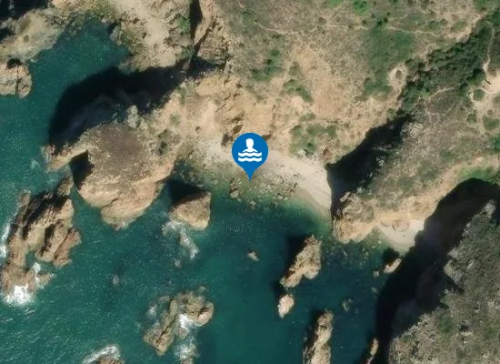 Satellite image of Praia do Porto do Touro