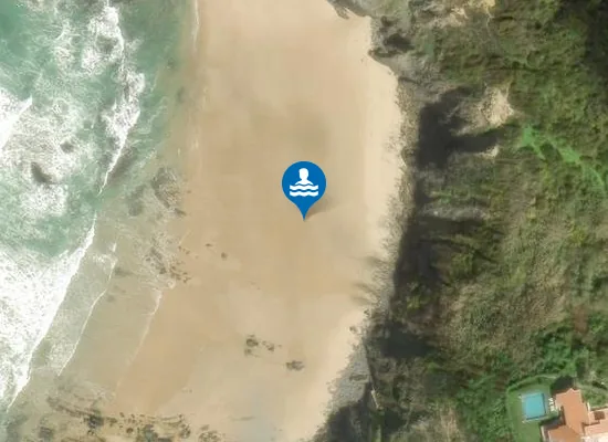 Satellite image of Praia da Amália