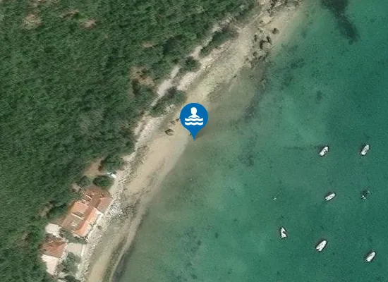 Satellite image of Praia do Portinho da Arrábida
