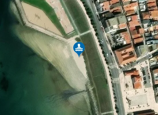 Satellite image of Praia do Peixe