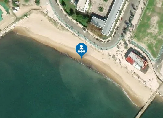 Satellite image of Praia de Algés