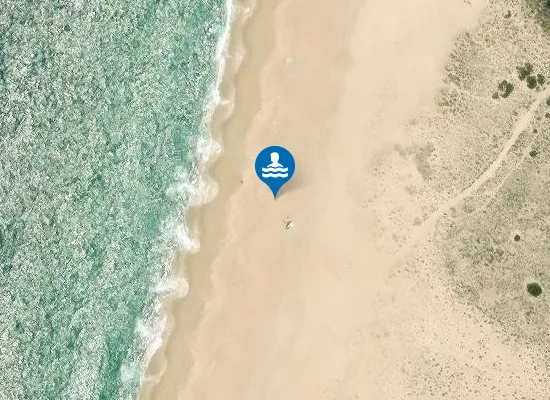 Satellite image of Praia da Vigia