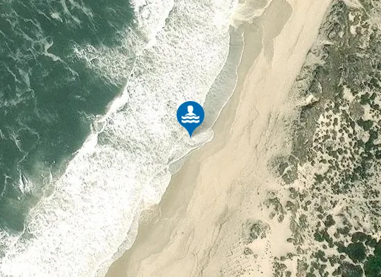 Satellite image of Praia da Vieira (Norte)
