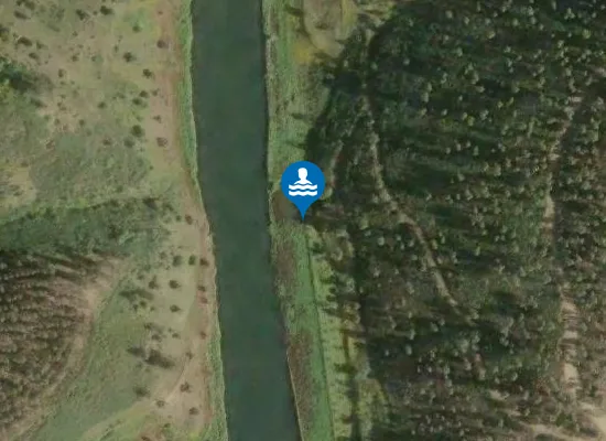 Satellite image of praia fluvial da riveira da pracana