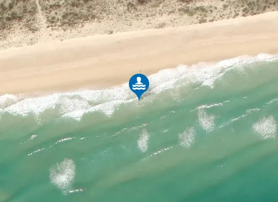 Satellite image of Meia Praia