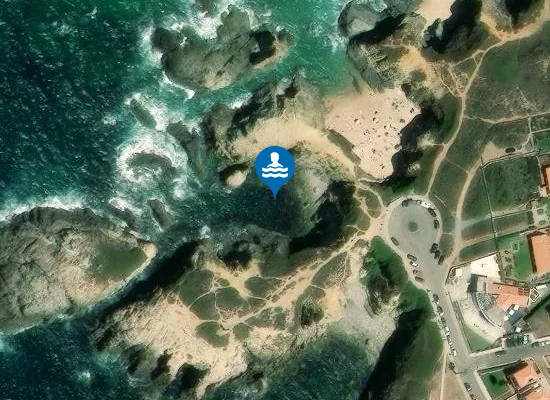 Satellite image of Praia da Gaivota
