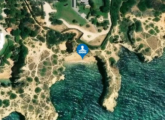 Satellite image of Praia da Ponta Pequena