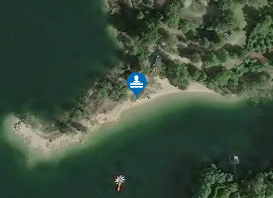 Satellite image of Praia Gerês Albufeira