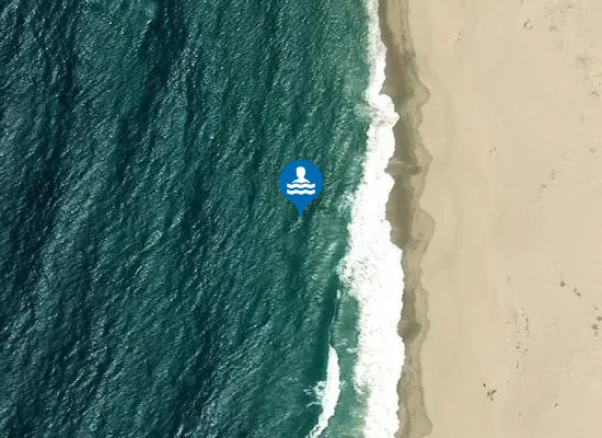 Satellite image of Praia do Cabedelo