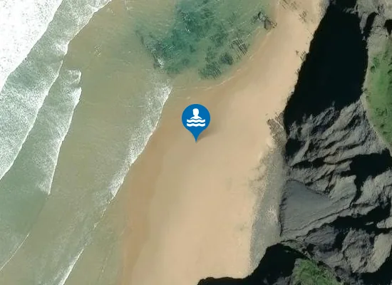 Satellite image of Praia Cordama Naturista