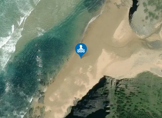 Satellite image of Praia da Barriga