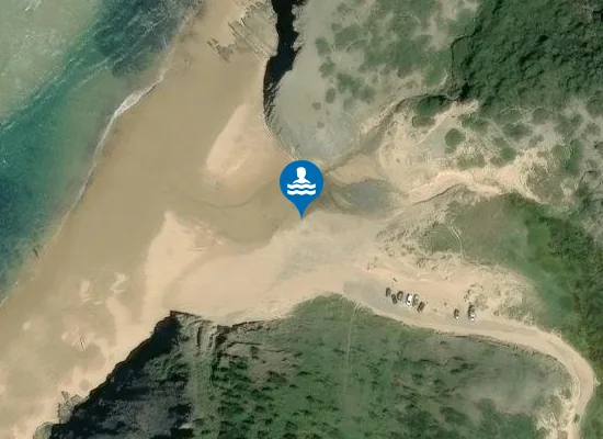Satellite image of Praia da Barriga