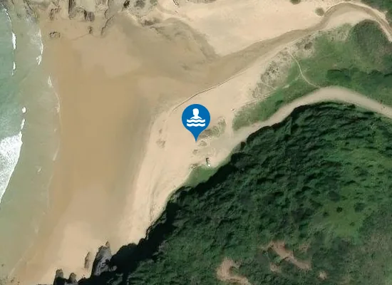 Satellite image of Praia da Muração