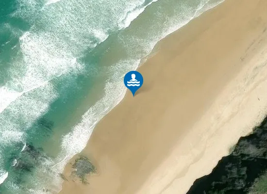Satellite image of Praia do Medo da Fonte Santa