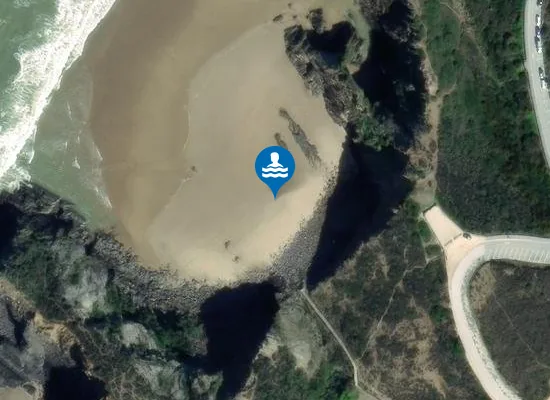Satellite image of Praia das Adegas