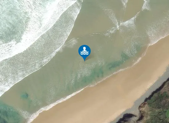 Satellite image of Praia da Ponta Ruiva
