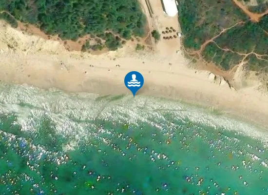 Satellite image of Praia de Almádena