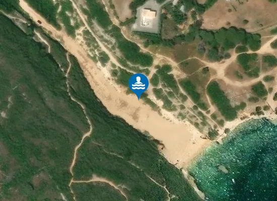 Satellite image of Praia do Barranco