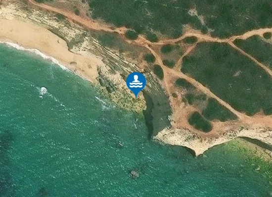 Satellite image of Praia Afurada Naturista