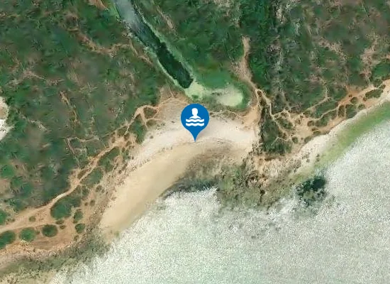 Satellite image of Praia dos Rebolinhos