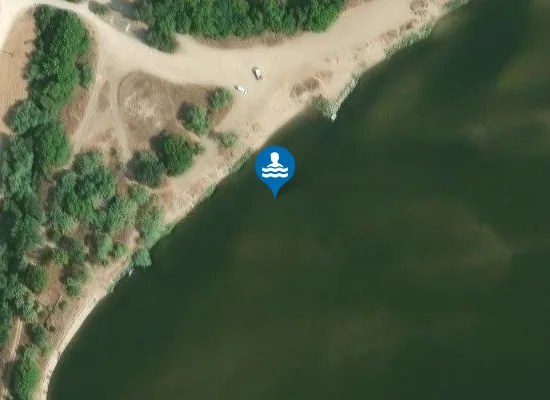 Satellite image of Praia fluvial