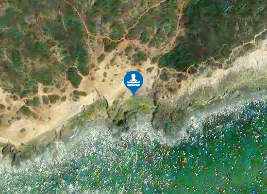 Satellite image of Praia Grodo Mexilhão
