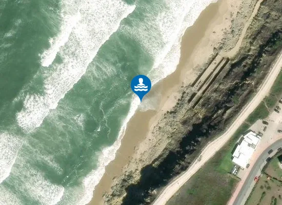 Satellite image of Praia Pequena do Rodízio