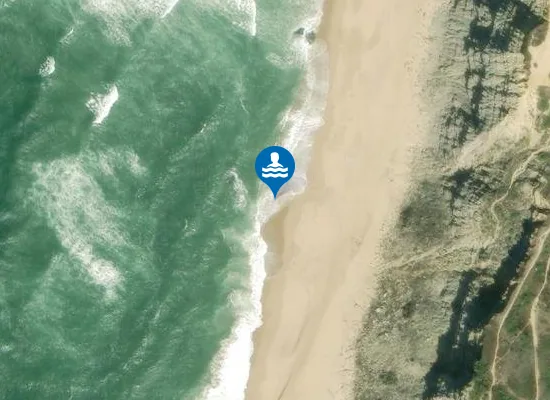Satellite image of Praia da Vigia