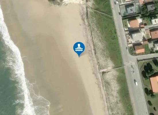 Satellite image of Praia das Pedrinhas